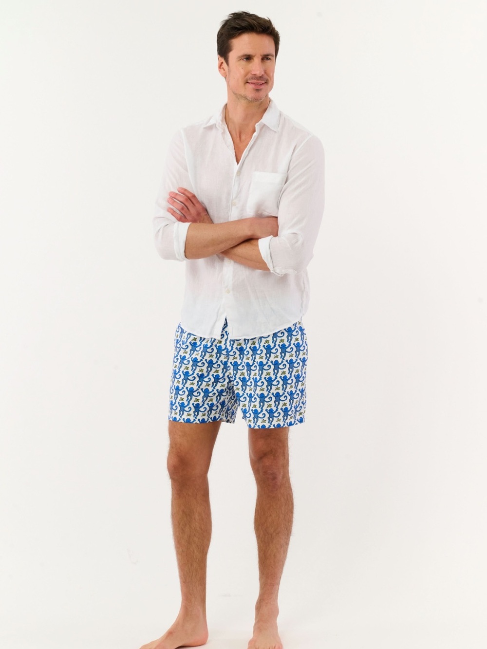 Roller Rabbit Men’s Monkey Swim Trunk - Picture 2 of 5